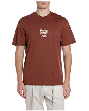 Replay T-Shirts - Red