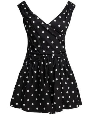 Self-Portrait Short Dresses - Nero