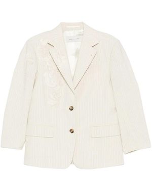 Dries Van Noten Blazers - Natural