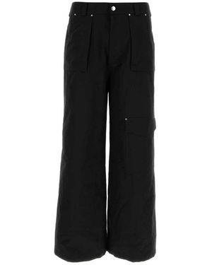 McQueen Wide Trousers - Black