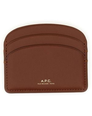 A.P.C. Wallets & Cardholders - Brown