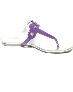 Hogan Flip Flops - Purple