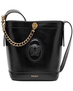 Versace Bucket Bags - Negro