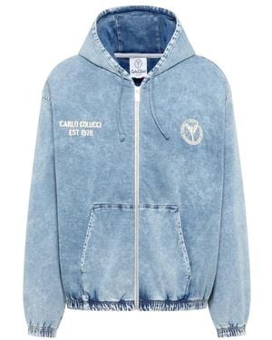 carlo colucci Denim Jackets - Blue