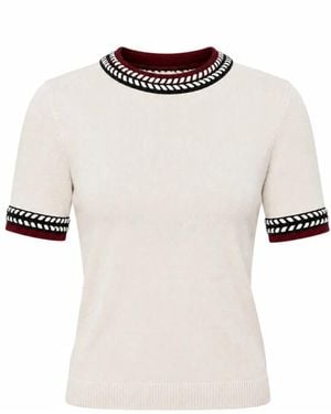 Max Mara Truien & Vesten ,Wol Carina Knit - Wit