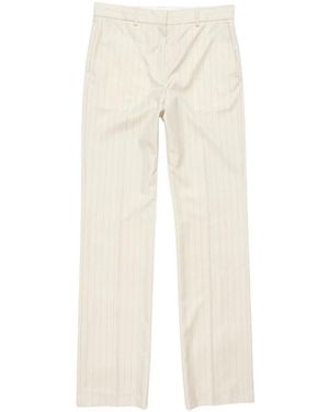 Acne Studios Straight Trousers - Natural