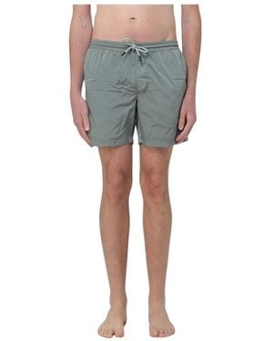 Blauer Boxer Badeshorts Mit Kordelzug - Blau