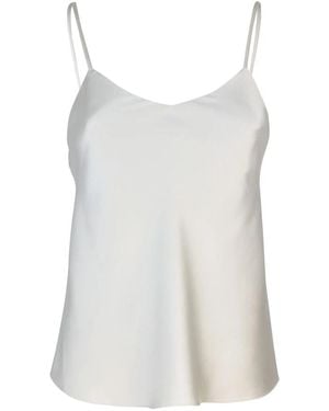 Patrizia Pepe Sleeveless Tops - White