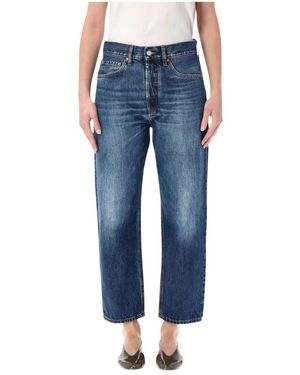 CYCLE Cropped Jeans - Bleu
