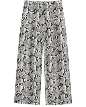 Anine Bing Wide Pants - Gray