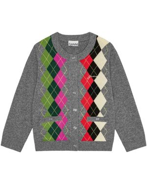 Ganni Cardigans - Gris