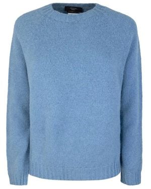 Weekend by Maxmara Round-Neck Knitwear - Azul