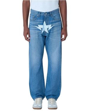A Bathing Ape Straight Jeans - Blue
