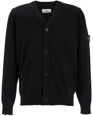 Stone Island Cardigans - Nero
