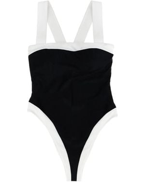 Goldbergh Badmode ,Veelkleurig ,Hemera Powerstretch Jersey Badpak Uit Één Stuk - Zwart