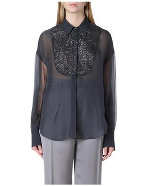 Brunello Cucinelli Shirts - Grigio