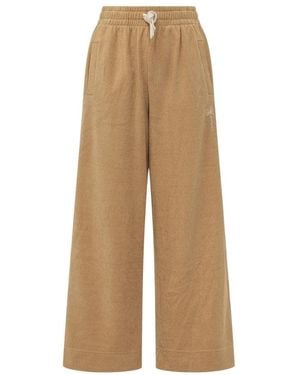 Palm Angels Wide Trousers - Neutro