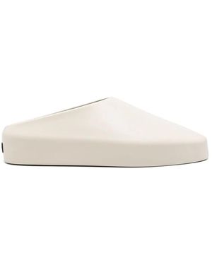 Fear Of God Geprägtes logo delzehen gummisohle - Weiß