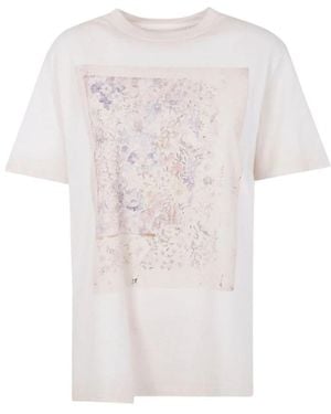 Golden Goose Bunte T-Shirts Und Polos - Weiß
