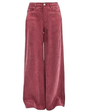 Pinko Porta Wide Broeken - Paars