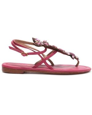 Maliparmi Shiny Butterfly Sandal - Roze