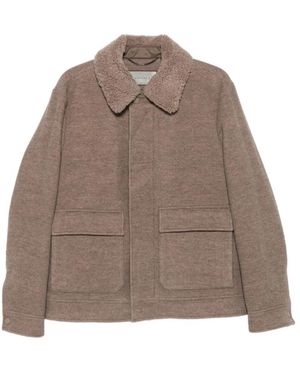 Canali Faux Fur &Amp; Shearling Jassen - Bruin