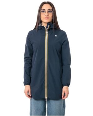 K-Way Giubbotto Sophie Stretch Poly Jersey - Blauw