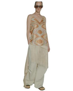 Circus Hotel V-Neck Knitwear - Metallic