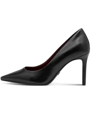 Tamaris Leren Pumps - Zwart