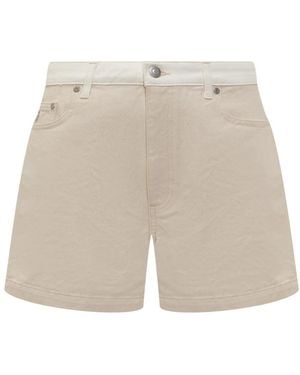 Stella McCartney Denim Shorts - Natural