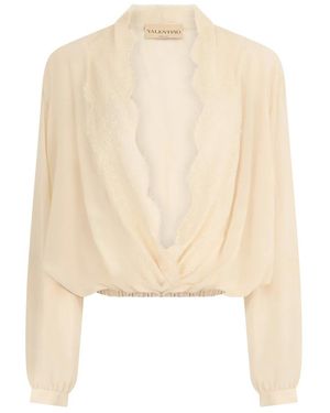 Valentino Garavani Blouses - Natural