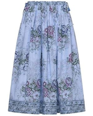 Pierre Louis Mascia Midi Skirts - Blue