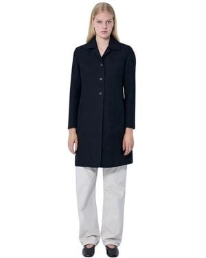 Jil Sander Single-Breasted Coats - Blu