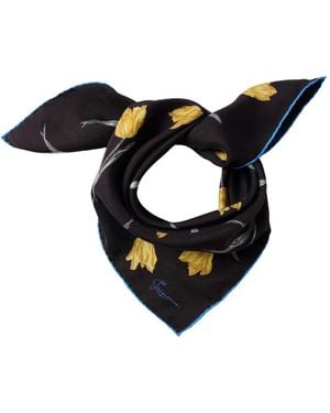 Jacquemus Silk Scarves - Black