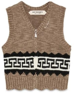 Roy Rogers Gilet Con Zip - Bruin
