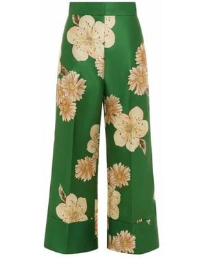 ALÉMAIS Wide Trousers - Verde