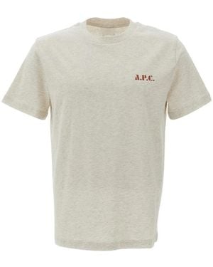 A.P.C. Carlos T-Shirt - Grijs