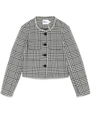 Self-Portrait Tweed Jackets - Grigio