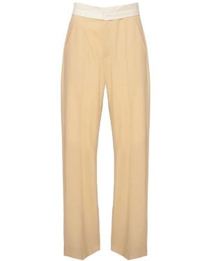 Alysi Pantalone Cinta Sartoriale - Naturel