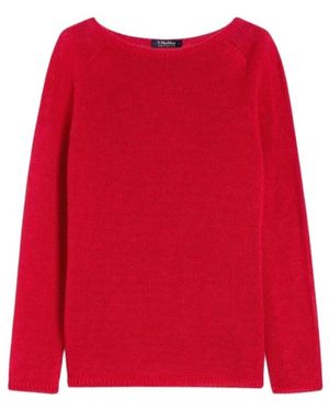 Max Mara Giolino Leinenpullover - Rot