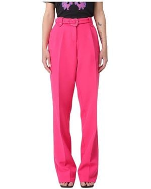 Versace Jeans Couture Wide Trousers - Rosa
