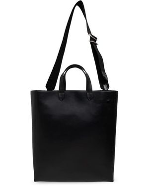 Jil Sander Tasche quadratisch groß typ shopper - Schwarz