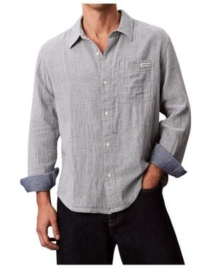 Calvin Klein Casual Shirts - Gris