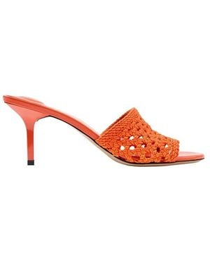 Jacquemus Heeled Mules - Red
