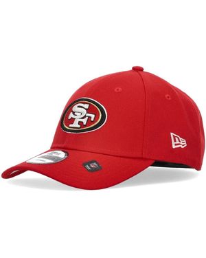 KTZ Accessoires ,Rood ,Polyester Curvy Visor Nfl 49Ers Team Hat