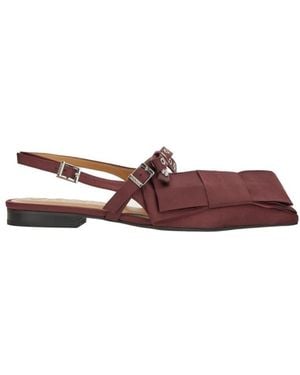 Ganni Ballerinas - Brown
