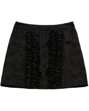 MSGM Short Skirts - Nero