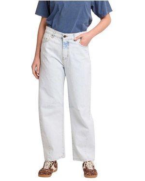 Kocca Jeans ,Blauw ,Katoen Relaxed Standard Leg Katoenen Broek