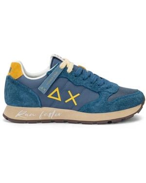 Sun 68 Tom Vintage Sneaker - Blau