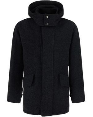 WOOYOUNGMI Single-Breasted Coats - Negro